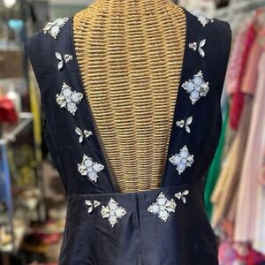 Tory Burch Silk Navy dress